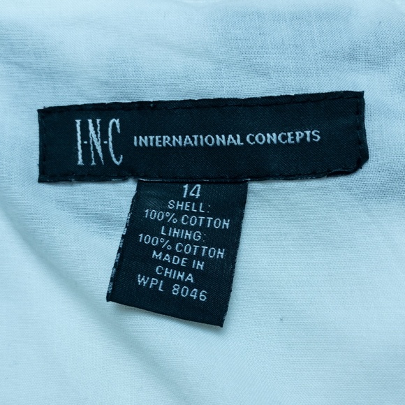 INC International Concepts Embroidered Summer Top - Picture 6 of 6